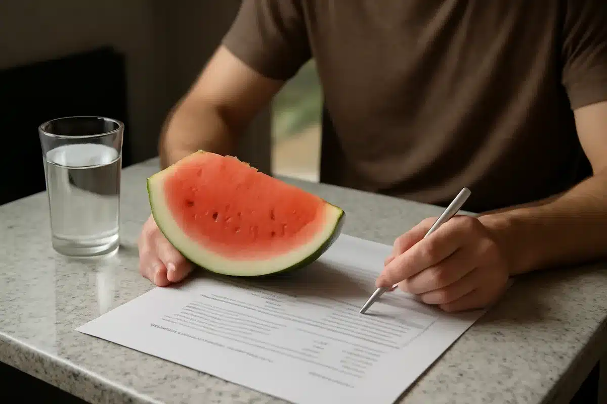 Quels éléments nutritifs trouve-t-on dans une portion de pastèque ? — Une portion raisonnable de pastèque reste peu calorique : environ 84 calories pour 280 grammes de chair, majoritairement apportées par l'eau et des glucides simples. Au-delà des chiffres, la pastèque