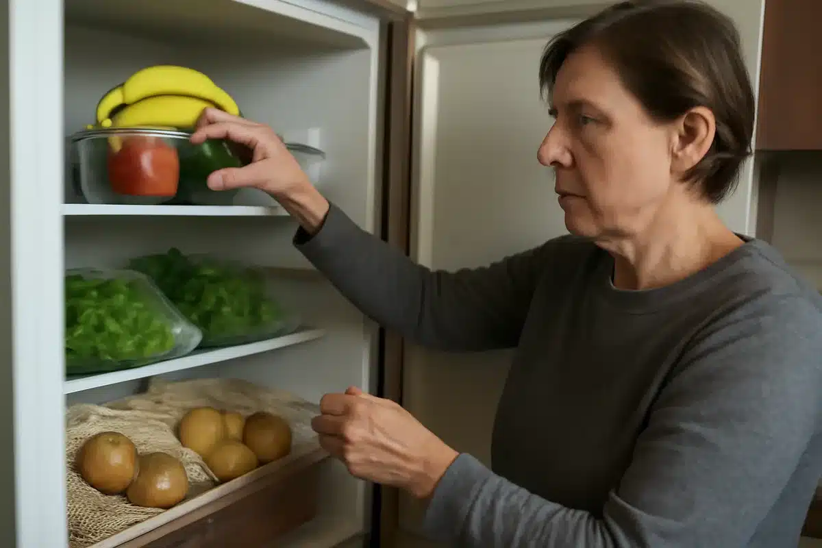 Astuces simples et pratiques — Rangez les produits qui dégagent de l'éthylène (pommes, bananes, avocats) séparément des légumes sensibles. Conservez les salades et les herbes dans des endroits humides mais frais, et séchez les oignons et les pommes de terre dans